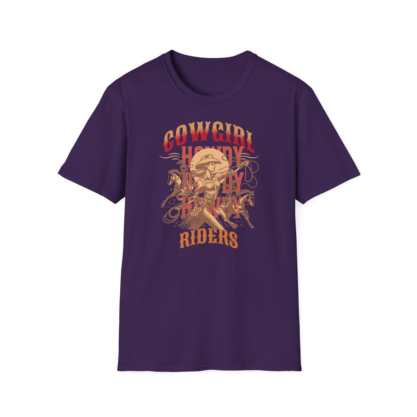 Cowgirl Rodeo T-Shirt - Vintage Style Graphic Tee, Perfect for Country Music Lovers, Western Fashion, Rodeo Events, Summer Outfits