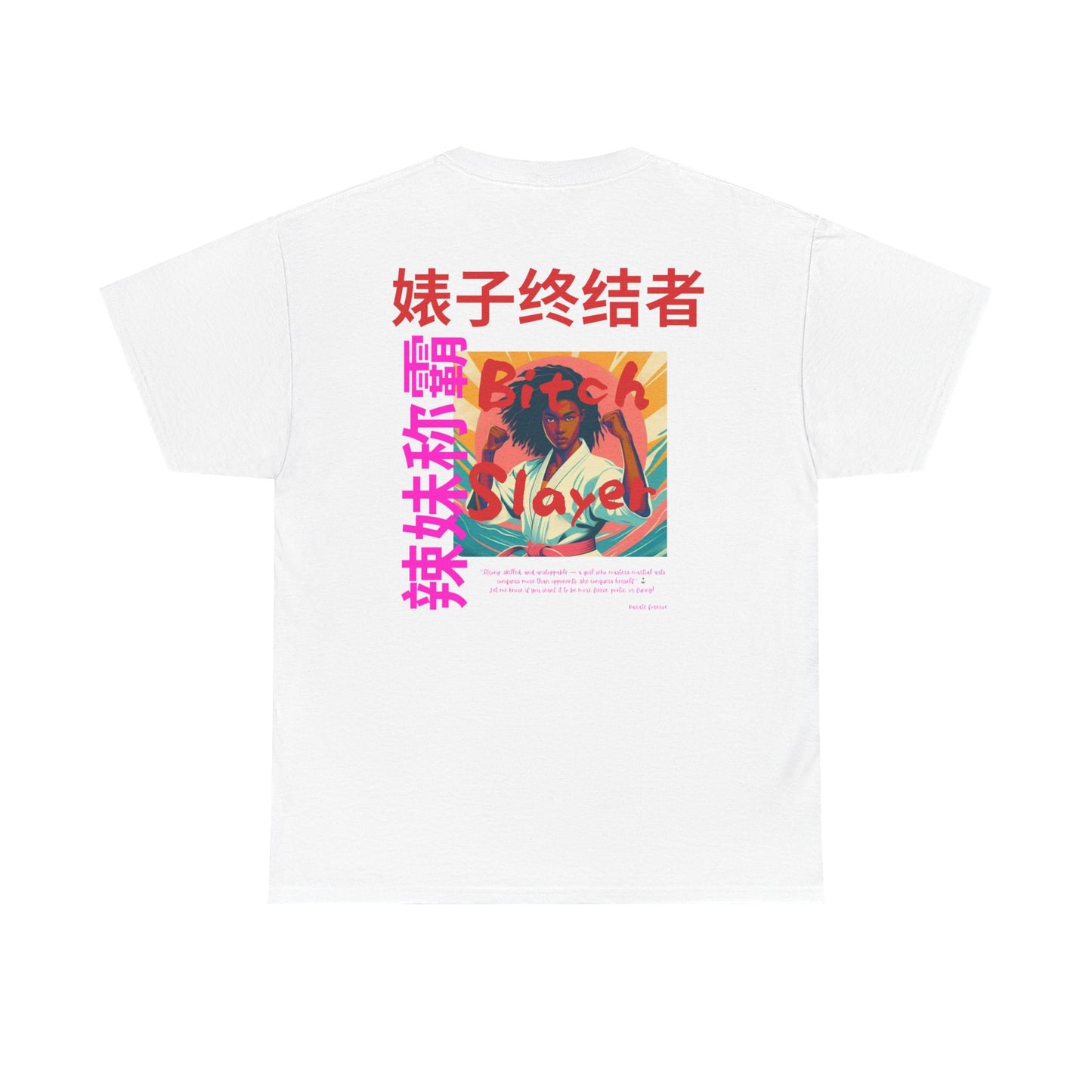 Empowerment Tee, Bitch Slayer Shirt, Feminist Cotton Tee, Inspirational Graphic T-Shirt, Unique Gift for Her, Self-Expression Fashion
