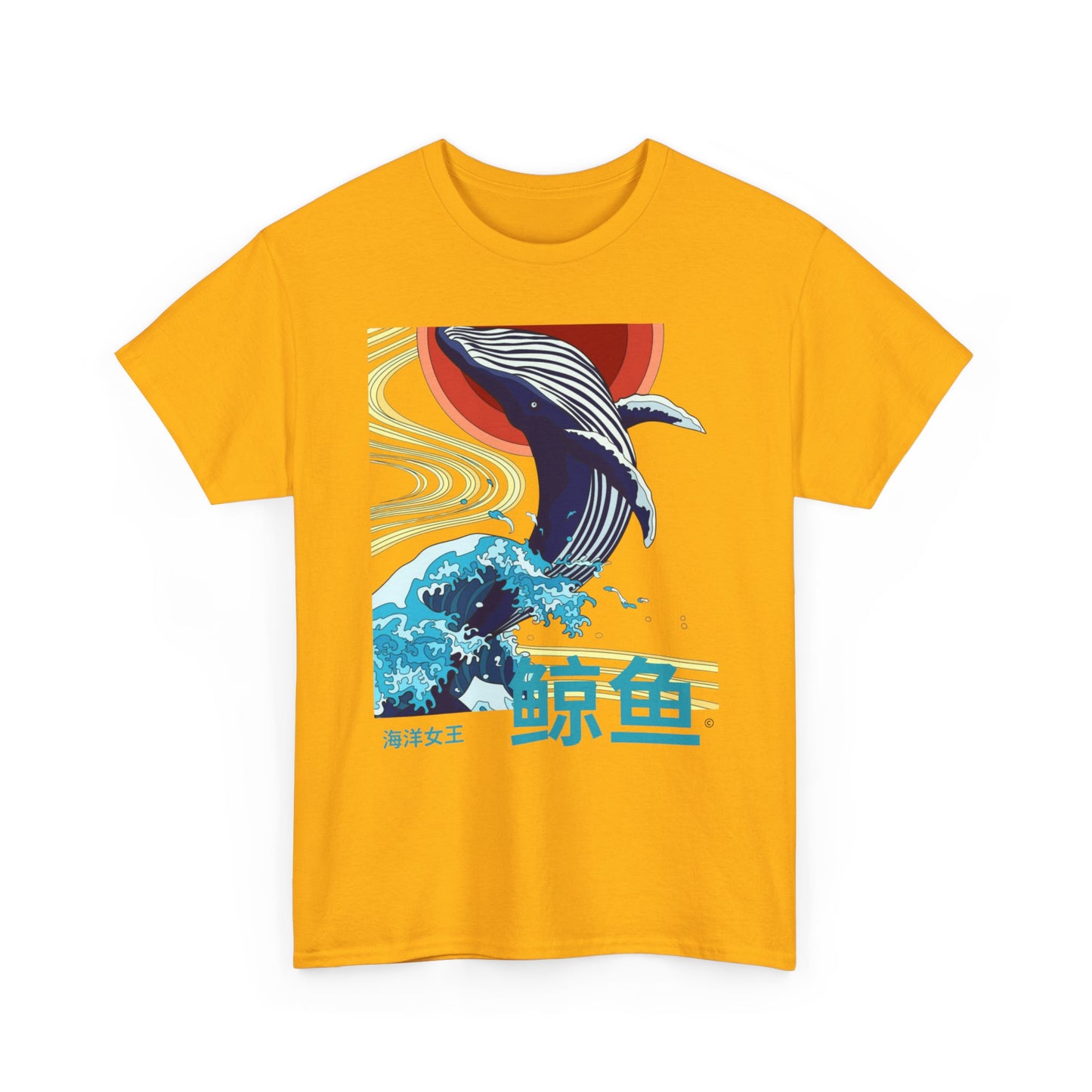 Whale of waves tee