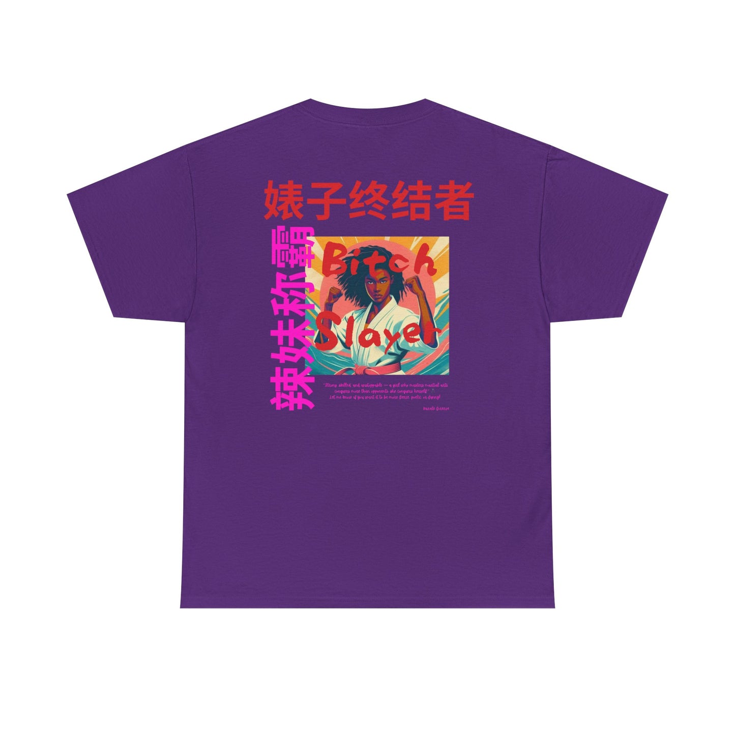 Empowerment Tee, Bitch Slayer Shirt, Feminist Cotton Tee, Inspirational Graphic T-Shirt, Unique Gift for Her, Self-Expression Fashion