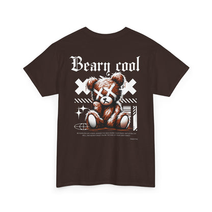 Beary Cool Graphic Tee, Trendy Unisex Tee, Casual Streetwear, Perfect Gift for Bear Lovers, Great for Social Gatherings, Hipster Fashion
