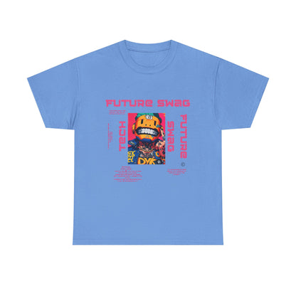 Retro Futuristic Unisex Heavy Cotton Tee - Future Swag, Hipster Clothing, Streetwear, Casual Wear, Graphic Tee, Gift Idea