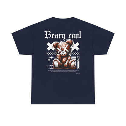 Beary Cool Graphic Tee, Trendy Unisex Tee, Casual Streetwear, Perfect Gift for Bear Lovers, Great for Social Gatherings, Hipster Fashion